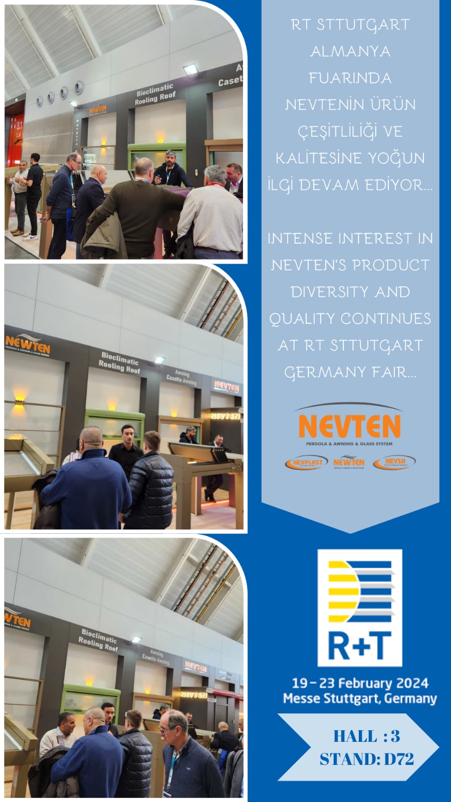 R+T 19-23 February 2024 Messe Stuttgart , Almanya Fuarı